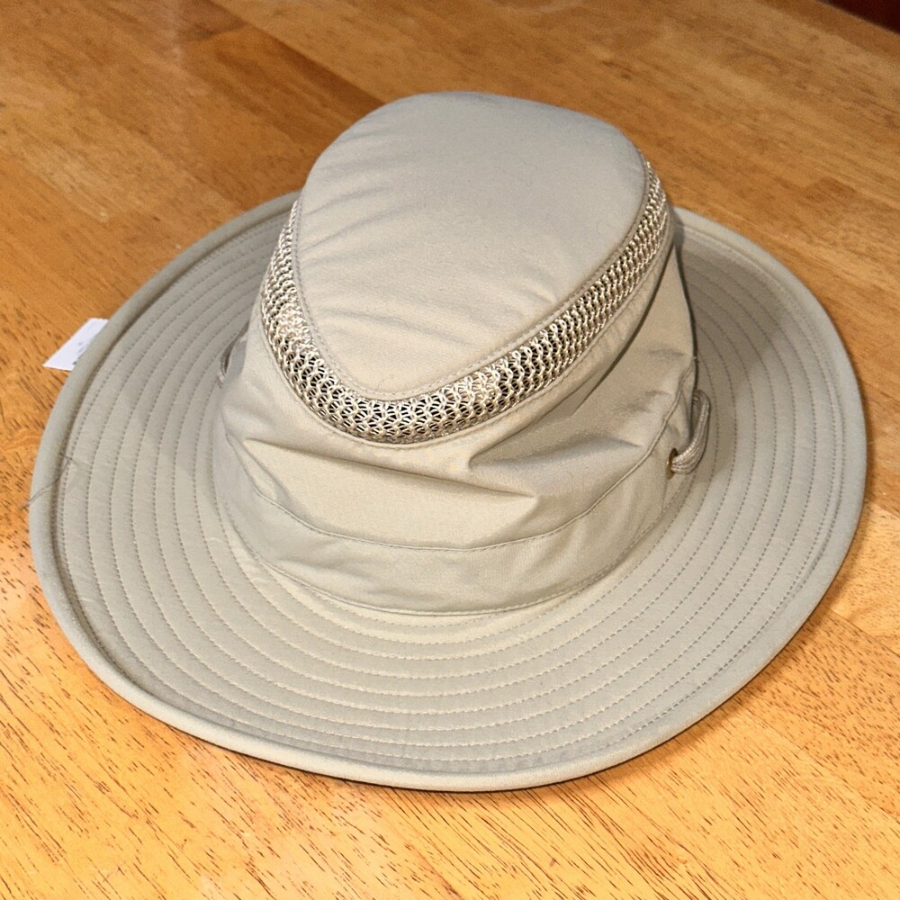 Tilley Airflo Bucket Hat Unisex 7 Khaki Mesh Ventilation Wide Brim Canada